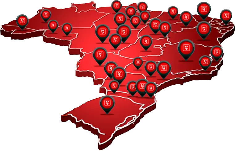 39 lojas e 2 Centros de distribuição atendendo o Brasil e o mundo.	